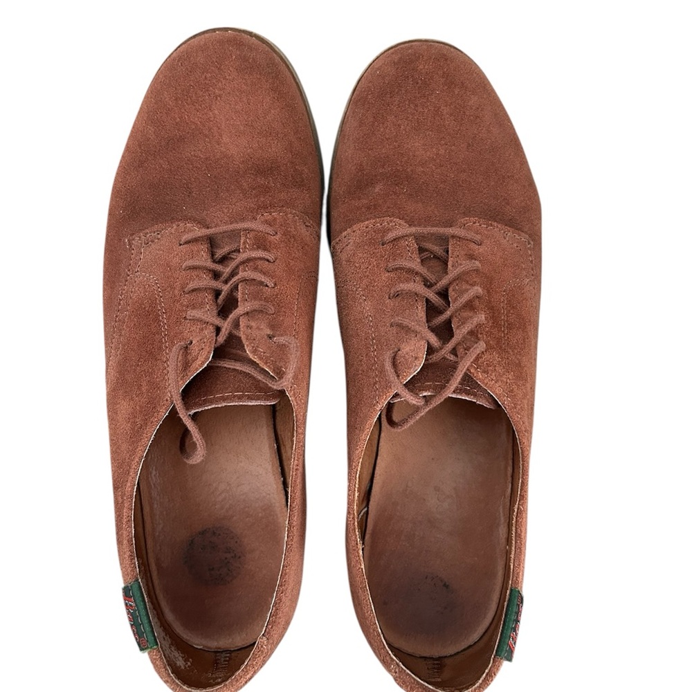 GH Bass Brown Suede Men's Oxfords